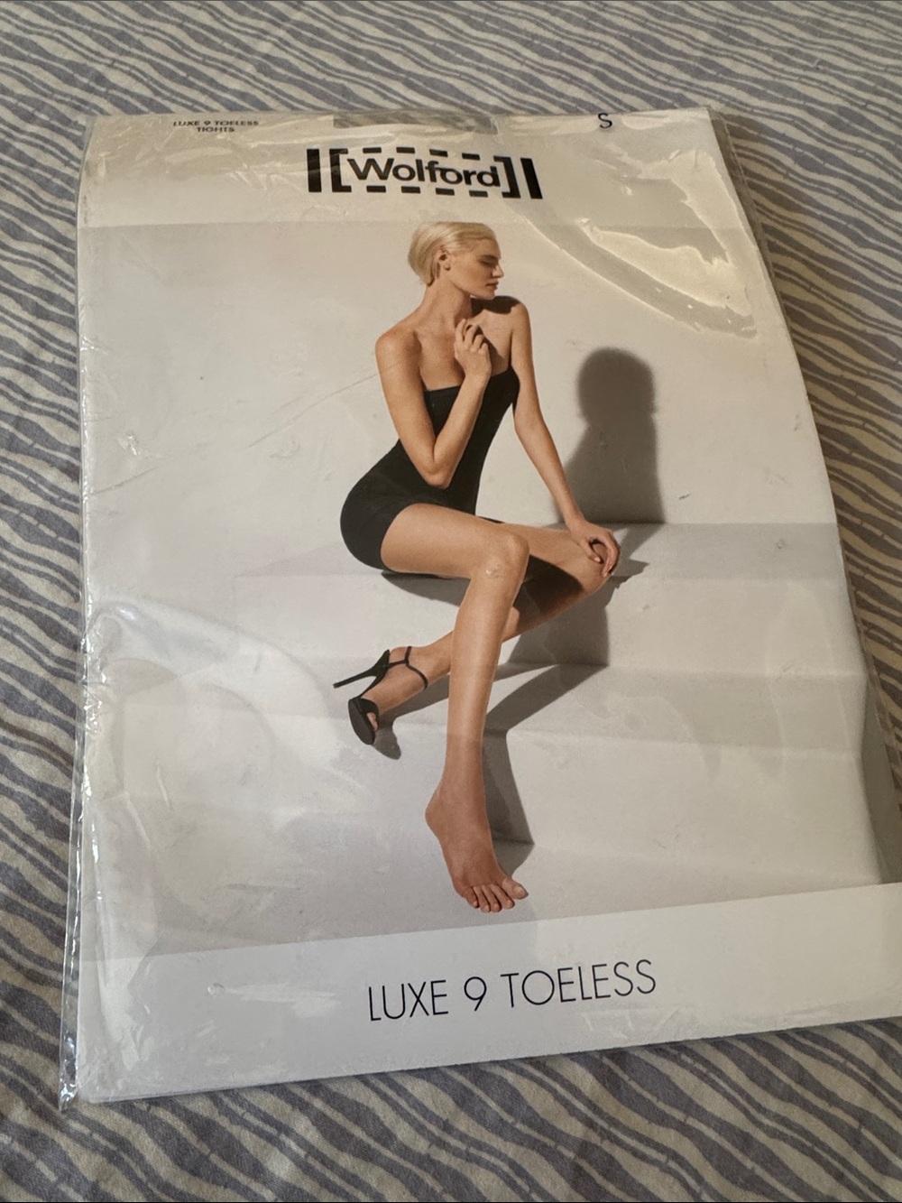 Wolford Sheer Toeless Luxe 9 Tights - nude